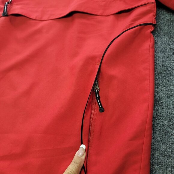 Cutter and Buck Mens XL WindTec Red Half Zip Pullover Alliance Bank Logo - Picture 4 of 13